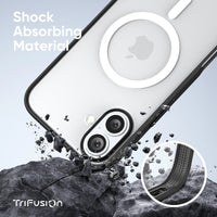 FLOLAB Surtect Tri-Fusion Magnetic for iPhone 16 Series Phone Case Surtect Black Clear